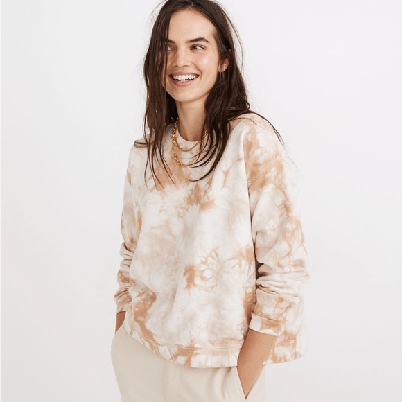 Madewell | Tops | Madewell Tie Dye Resourced Cotton Swing Sweatshirt |  Poshmark